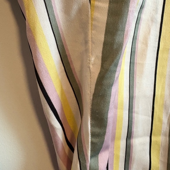 Addition Elle Satin Multicolor Striped Pajama Set | Size 1X/2X - Picture 10 of 12